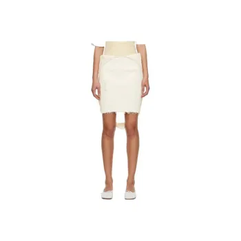 MM6 Maison Margiela Casual Short Skirts Women's White