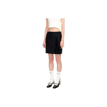 SHUSHUTONG Casual Short Skirts Women's Black