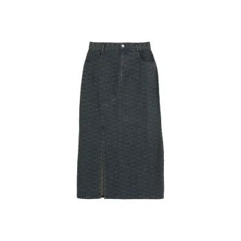 SETIROM Casual Long Skirt Women's Dark Blue