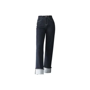 HIPPIEMISS Jeans Women's Normal Washed Blue