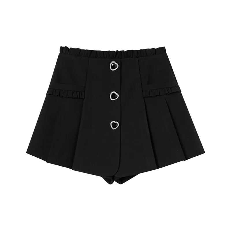 Susan Lazar X ITIB Casual Short Skirts Women's Black-0