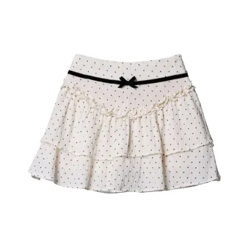 Wen Shan Casual Short Skirts Women's Apricot