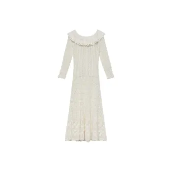DOEN MARGOT DRESS Long Sleeved Dress Women's White