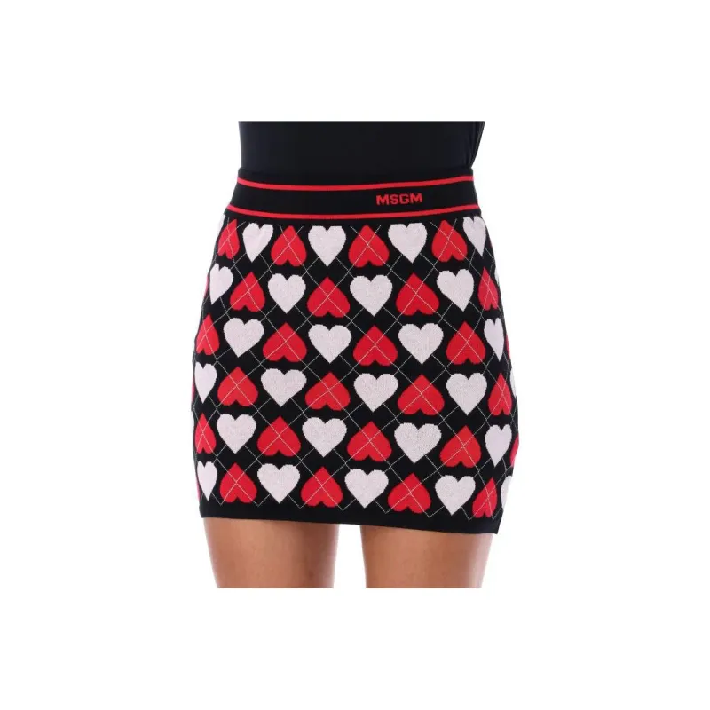 MSGM Casual Short Skirts Women's Multicolor-0