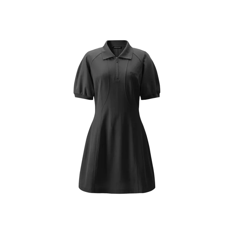 PEACEBIRD Long Sleeved Dress Women's Brushed Gray-0
