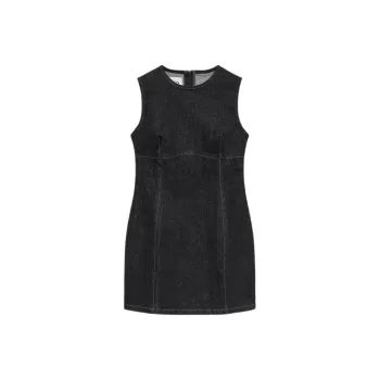 ZARA New Year Sleeveless Dresses Women's Gray