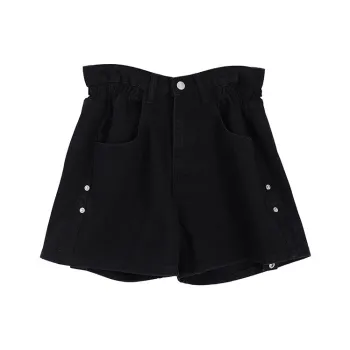 MINCOCROSEPEPPAR Denim Shorts Women's Black