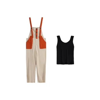 CPAURA Casual Suit Women's Apricot