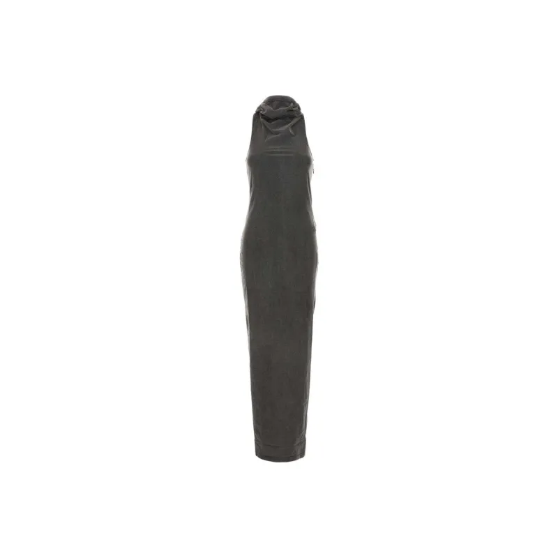 Alexander Wang Cowl Neck Racer Back Fitted Long Dress-0