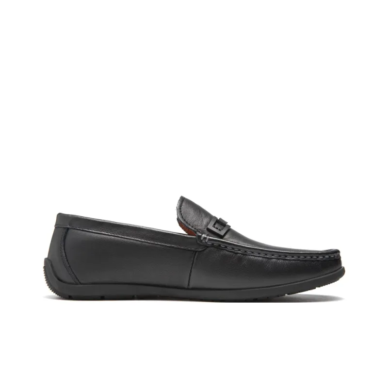 AOKANG Gommino Loafers Men's Black-1