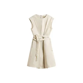 WOOLRICH Poplin Belted Dress