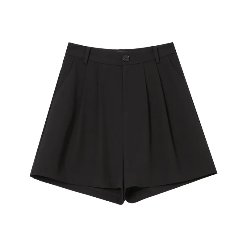 Mambe Casual Shorts Women's Black-0