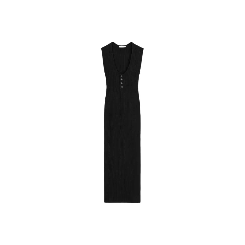 ZARA Sleeveless Dress Women's Black-0