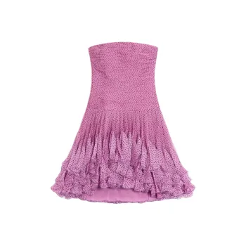 Valentino Sleeveless Dress Women's Rose Red
