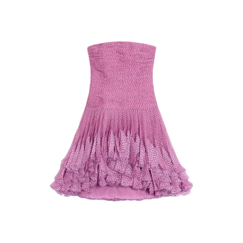 Valentino Sleeveless Dress Women's Rose Red-0
