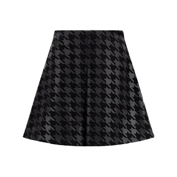 Moncler X Fragment Hiroshi Fujiwara Houndstooth Mini Skirt