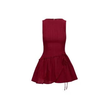 PRINCESS POLLY COSIE MINI DRESS Sleeveless Dress Women's RED/Red