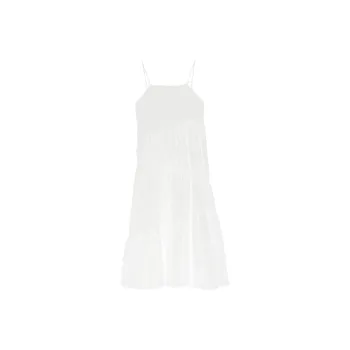 XINBANGBANG Slip Dresses Women's White