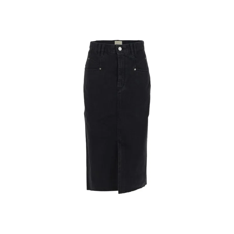 ISABEL MARANT Denim Short Skirts Women's Black-0
