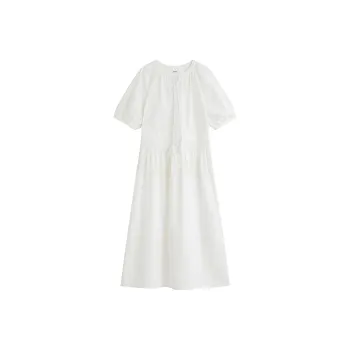 Inman Long Sleeved Dress Women's Pearl White
