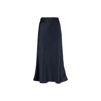 There Was One Bias-cut Satin Midi Skirt