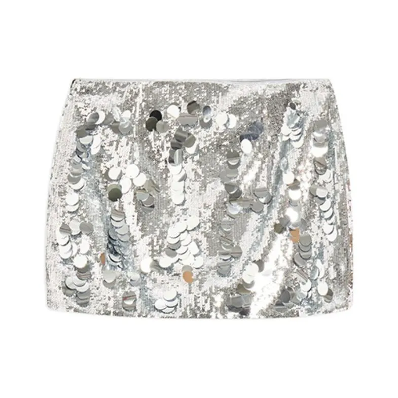 Ed Hardy SS24 Casual Short Skirts Women's Space Silver-0