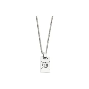 GUCCI Sterling Silver GUCCIGhost Necklace