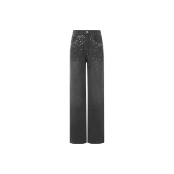 Three Quarters Jeans Women's Gray