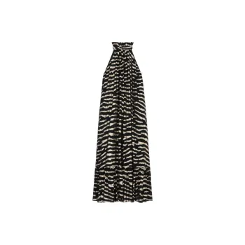 CELINE Sleeveless Dress Women's Black