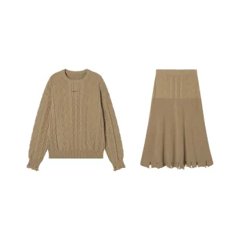 EPTISON WOMAN Two Piece Skirt Sets Women's