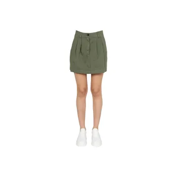 Department 5 Casual Short Skirts Women's Army Green