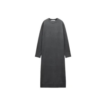 ZARA Long-Sleeved Dresses Women's Medium Gray