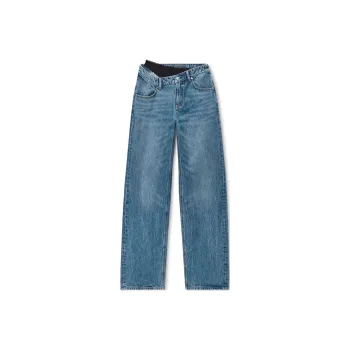 Alexander Wang Lace Undie Dip Side Jean Vintage Medium Indigo