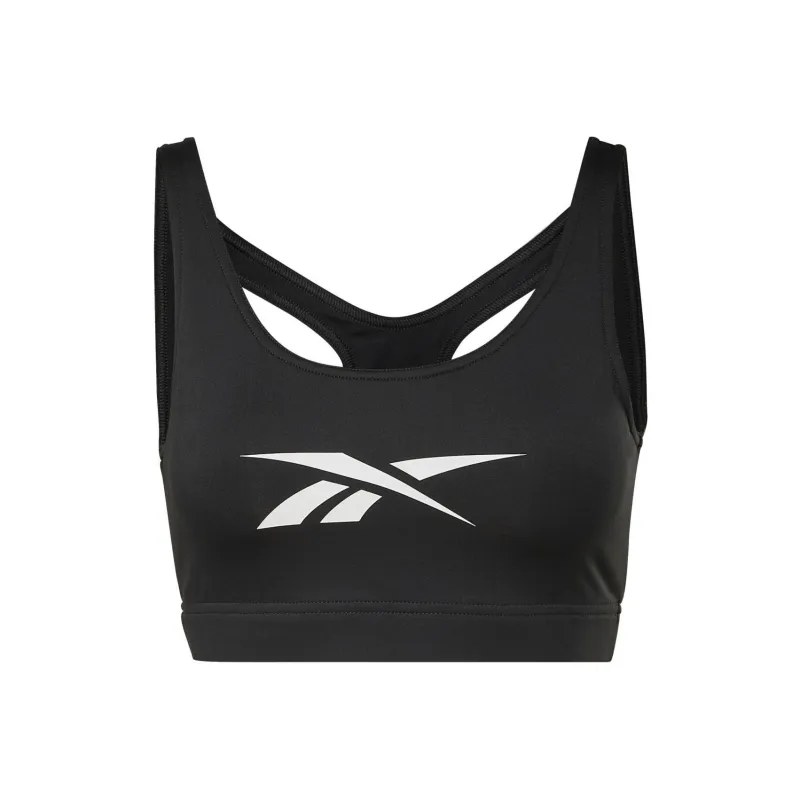 Reebok WOR NEW BIG LOGO BRA Sports Underwear Women's Black-0