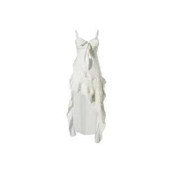 PLANE DRIFT Slip Dress Women's White