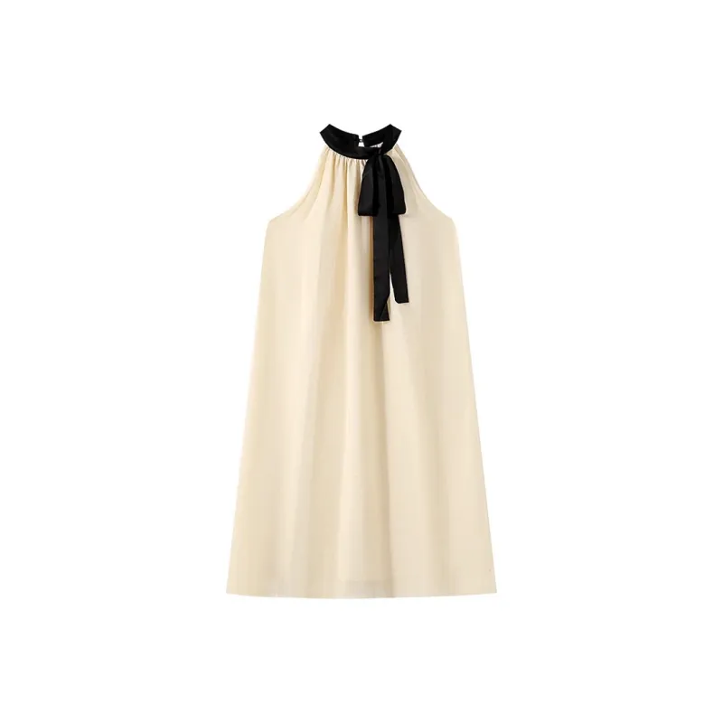 Yvetteclassic Sleeveless Dress Women's Apricot-0