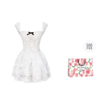 Qiuerle Slip Dress Women's White