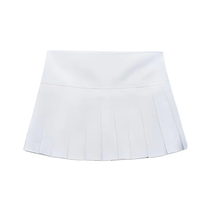 ZARA Casual Short Skirts Women's White-0