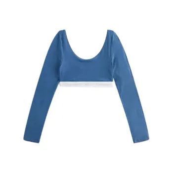 KITH Women's For Calvin Klein Seasonal Long Sleeve Bralette 'Sea'