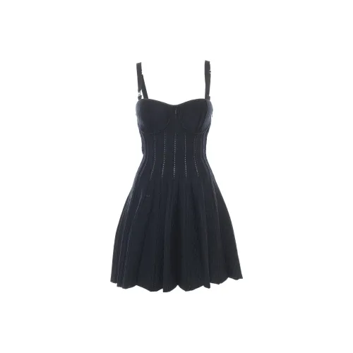 Elisabetta Franchi Pleated Knit Dress