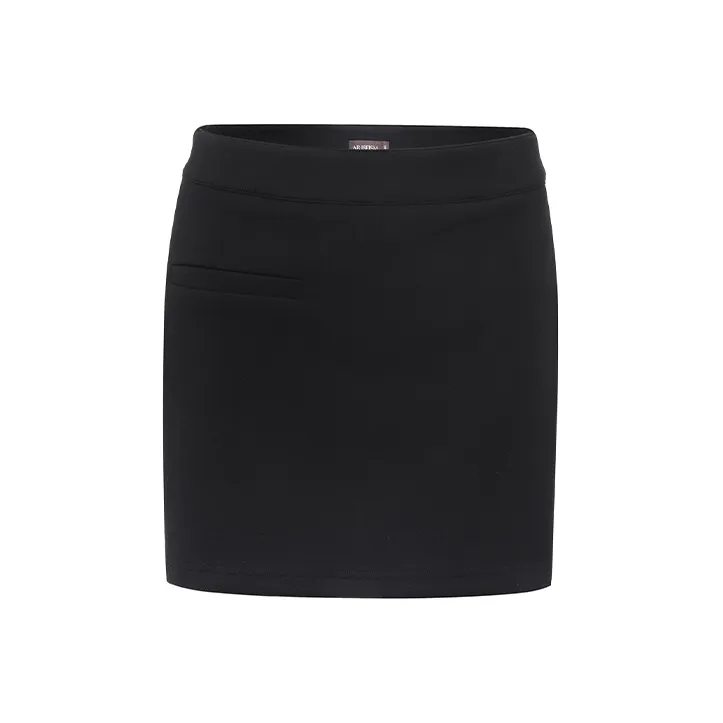 Ariseism Casual Short Skirts Women's Black Short Skirt-0