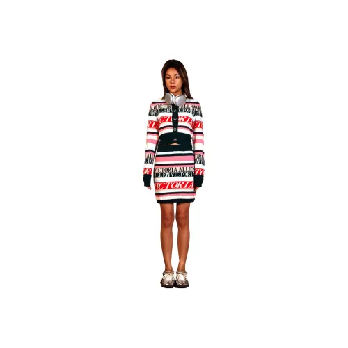 VICTORIA ALLEN Casual Short Skirts Women's Multicolor