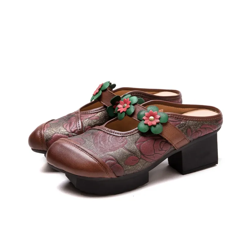 Jay Rubber Sole Closed Toe Slippers Women's-11