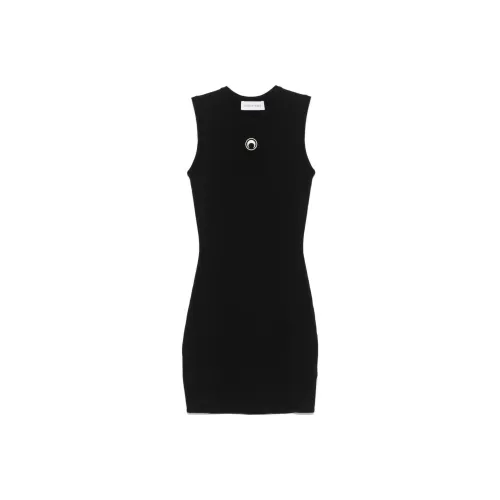 Marine Serre Crescent Moon Sleeveless Mini Dress