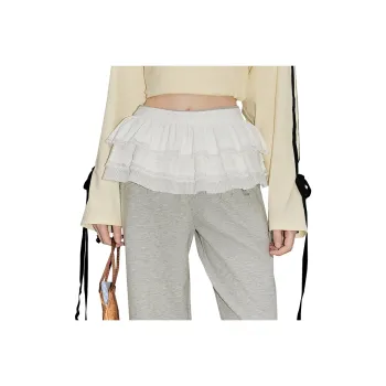 UNIFREE Casual Short Skirts Women's White