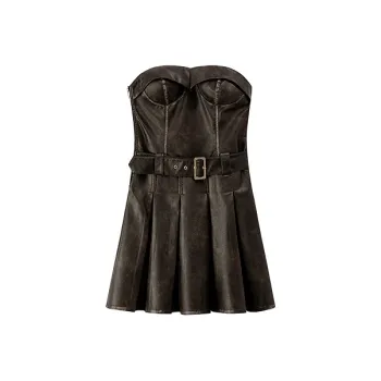 CHUU Sleeveless Dress Women's Black