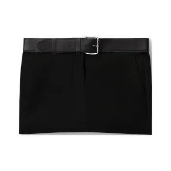 Alexander Wang Leather belt Wool Miniskirt