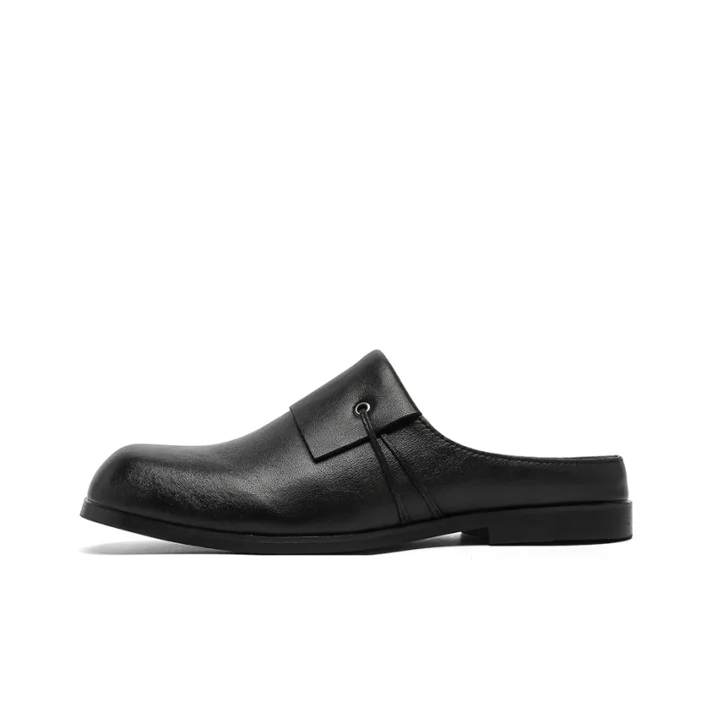 WEISHIBANGWEI Closed Toe Slippers Unisex Black-0