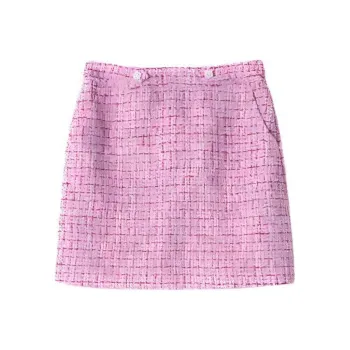 YINER GoodLand Casual Short Skirts Women's Pink Purple