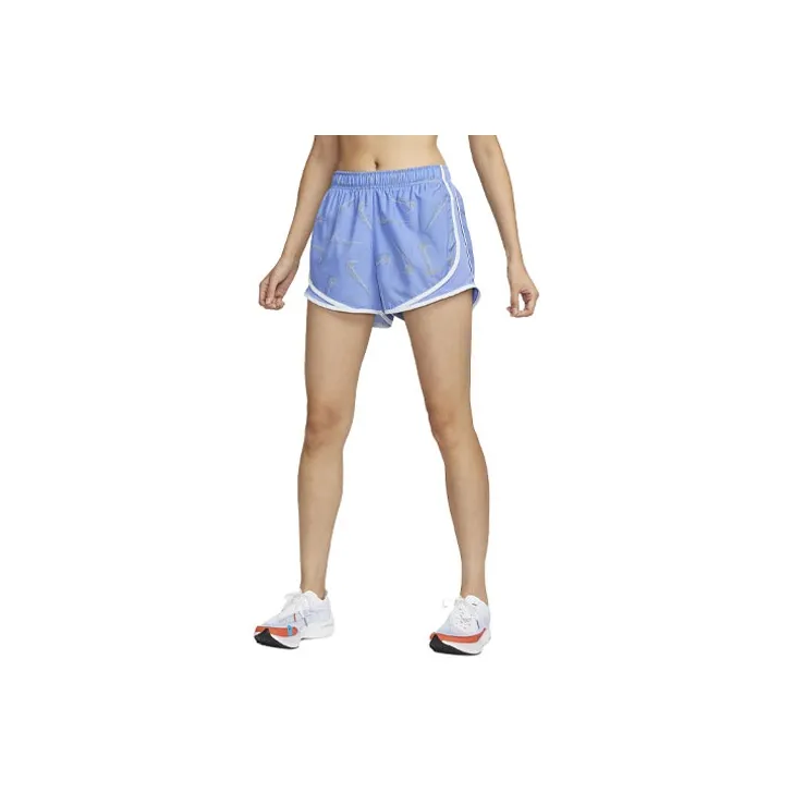Nike Dri-Fit Tempo Swoosh Sports Shorts Women's Blue-0